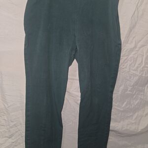 Teal High-Waisted Pants